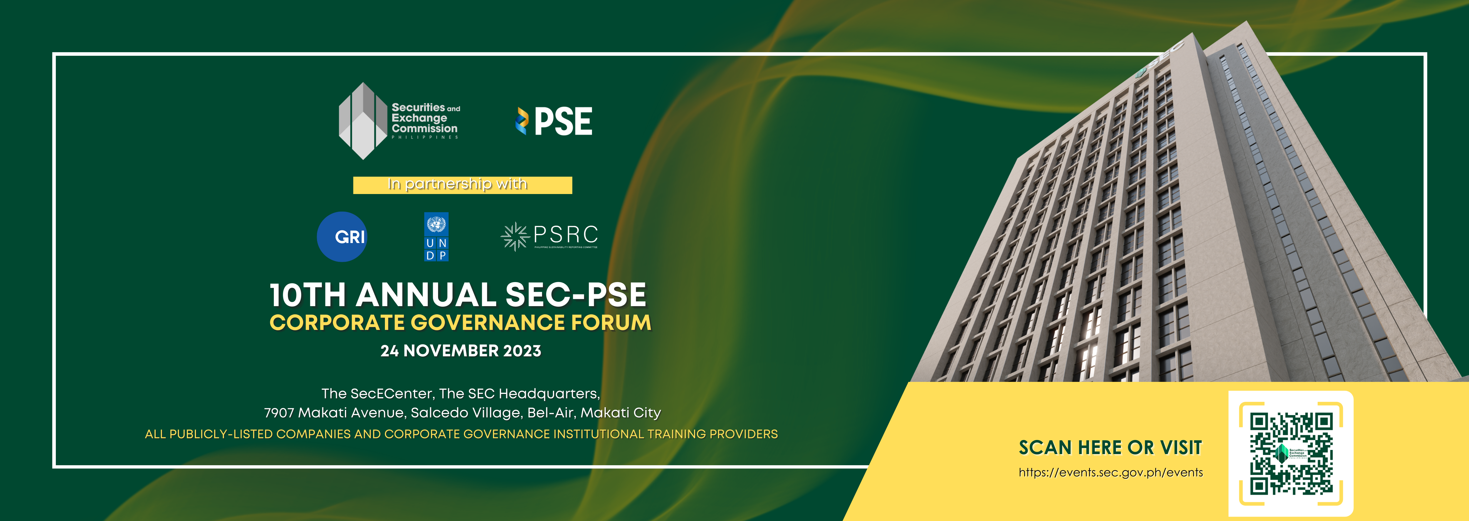 10th Annual SEC-PSE Corporate Governance Forum